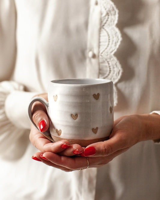 Confetti Heart Mug