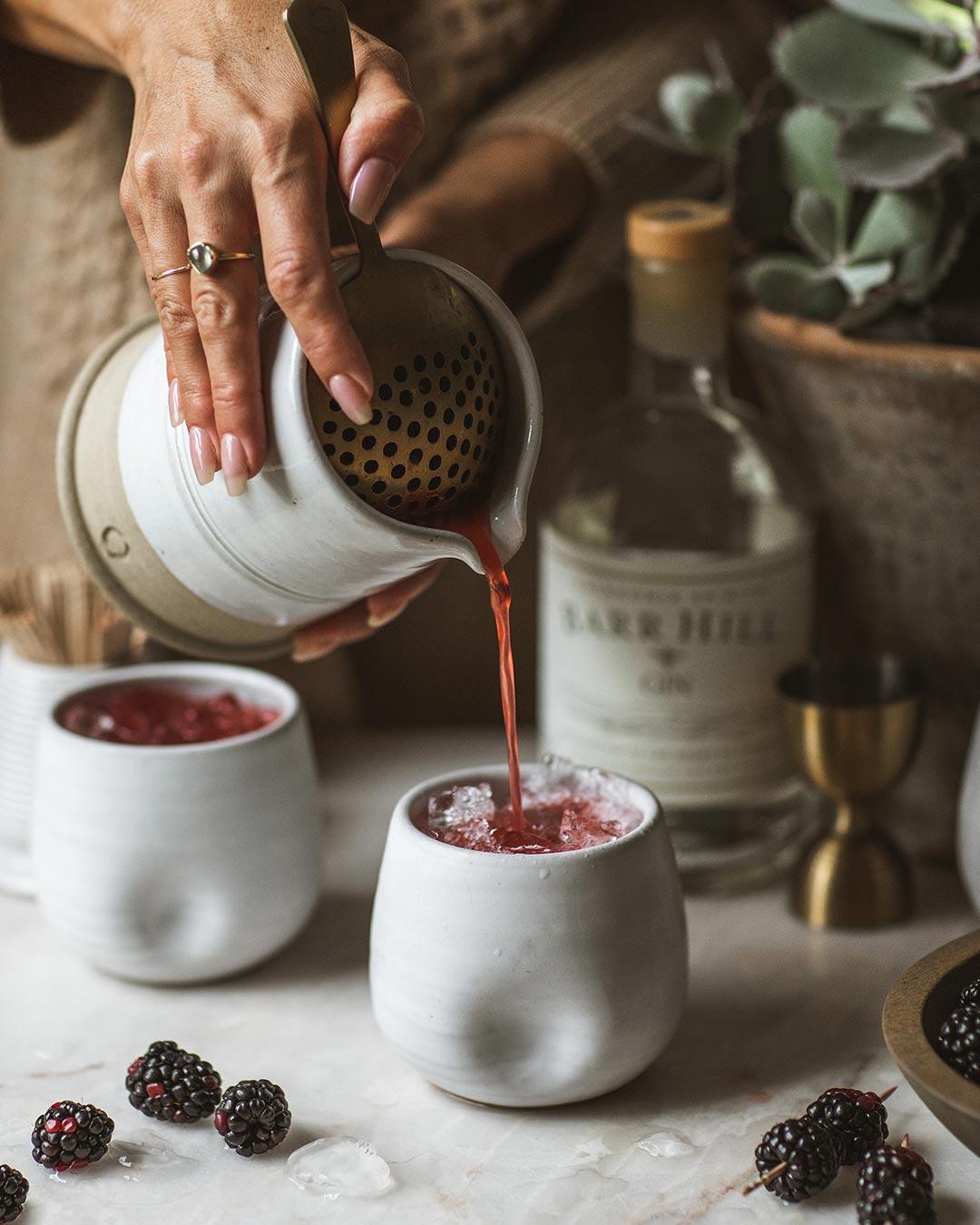 Farmhouse Pottery countryman cocktail beaker. 