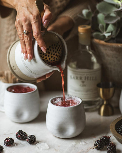 Farmhouse Pottery countryman cocktail beaker. 