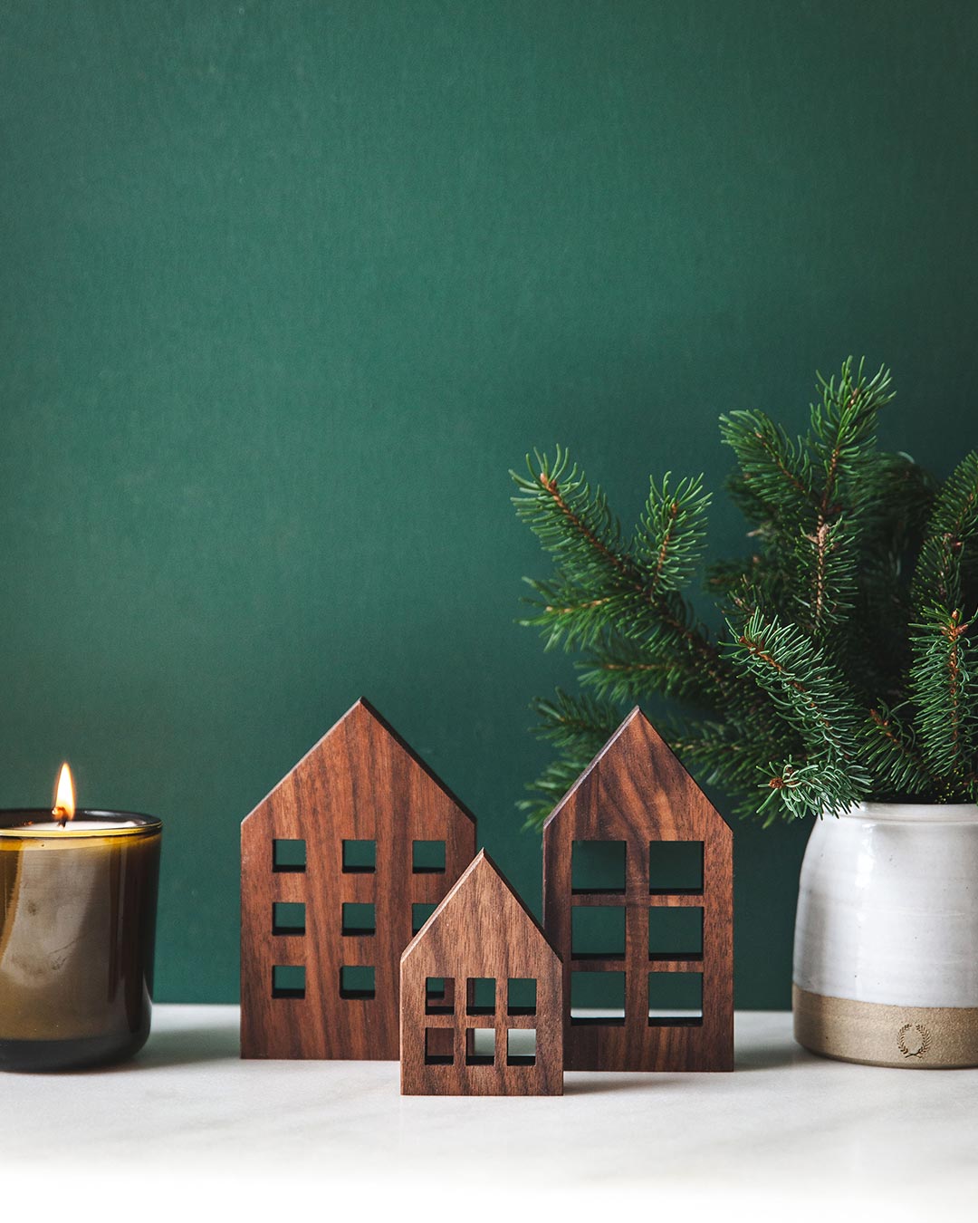 Crafted Wooden Houses - Walnut