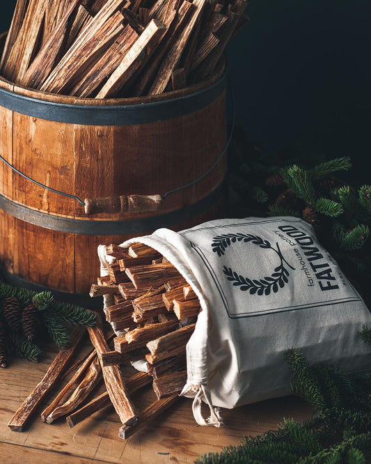 Farmhouse Pottery 5 lb fatwood bag