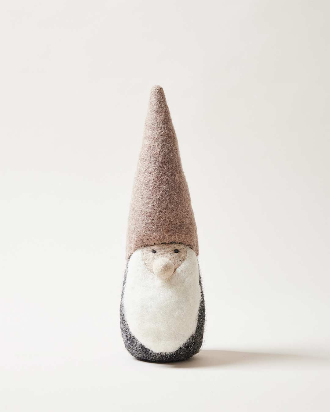 Farmhouse Pottery felted woodland gnome medium. 