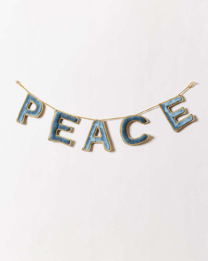 Farmhouse Pottery velvet holiday greeting peace. 