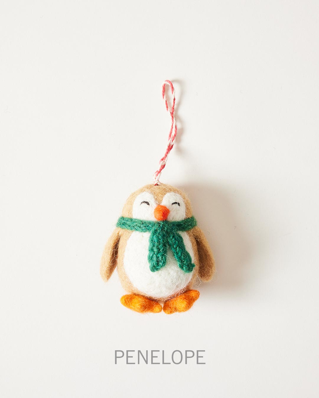 Felted Festive Penguin penelope.